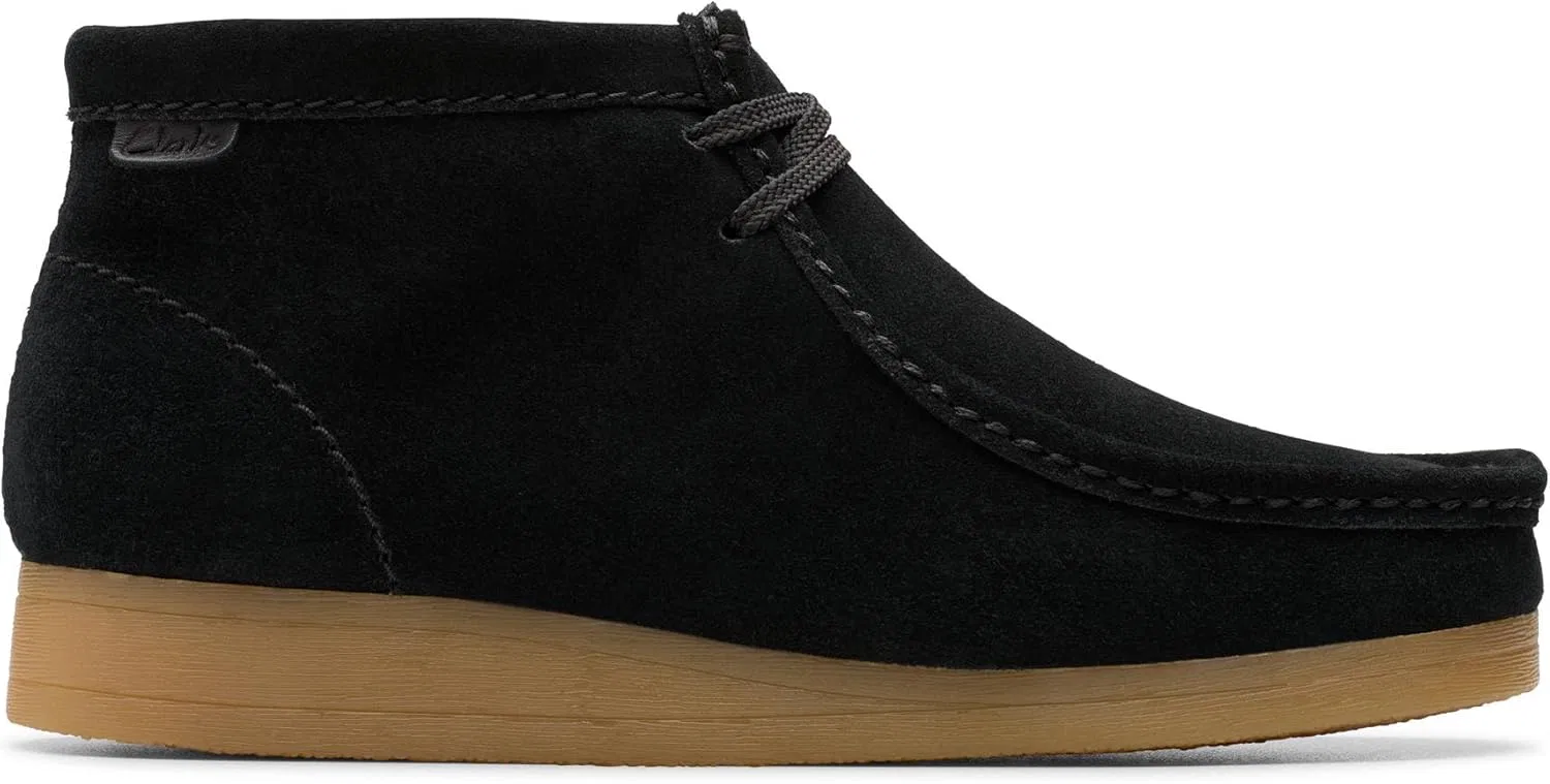 Мужские ботинки Clarks Wallaston Oxford, Black (Black Suede) — фото 2