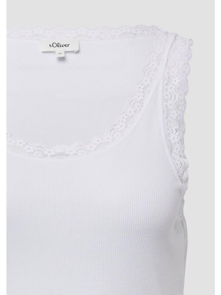 

Топ s.Oliver, белый