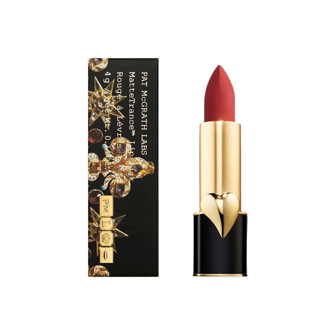 PAT McGRATH LABS Heart Limited Black Tube помада Soft Matte с матовой текстурой