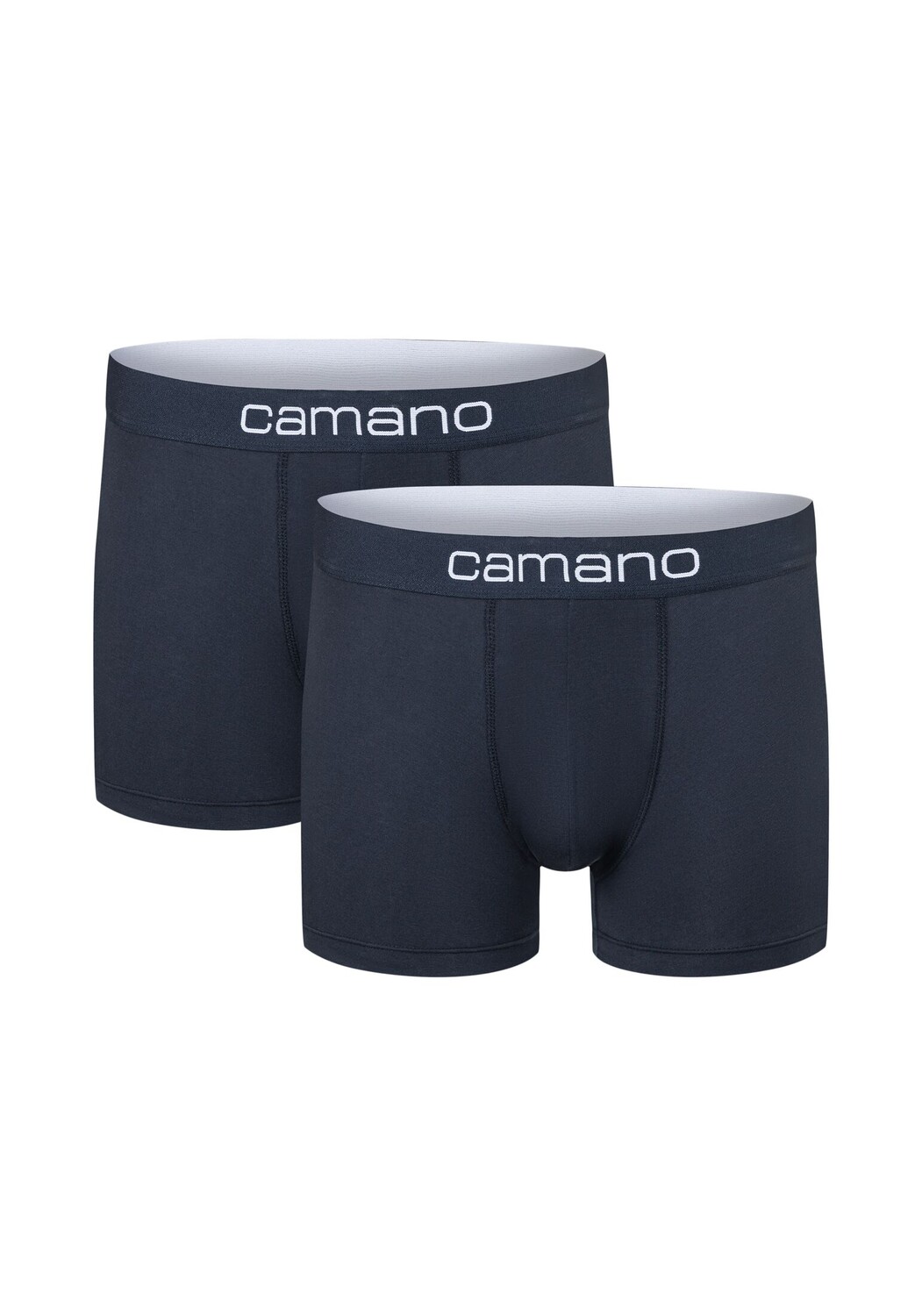 

Боксеры camano Boxershorts Unterhosen Herren elastischer Gummibund ohne Einschneiden Baumwolle Stretch hautfreundlich Atmungsaktiv 2 шт, цвет navy blazer