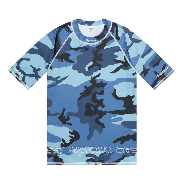 

Топ Supreme x Cressi Rash Guard, Blue Camo