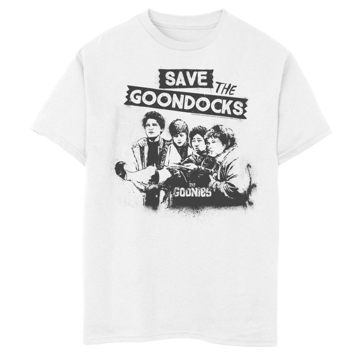 

Футболка с надписью The Goonies Save The Goondocks для мальчиков 8–20 лет Licensed Character