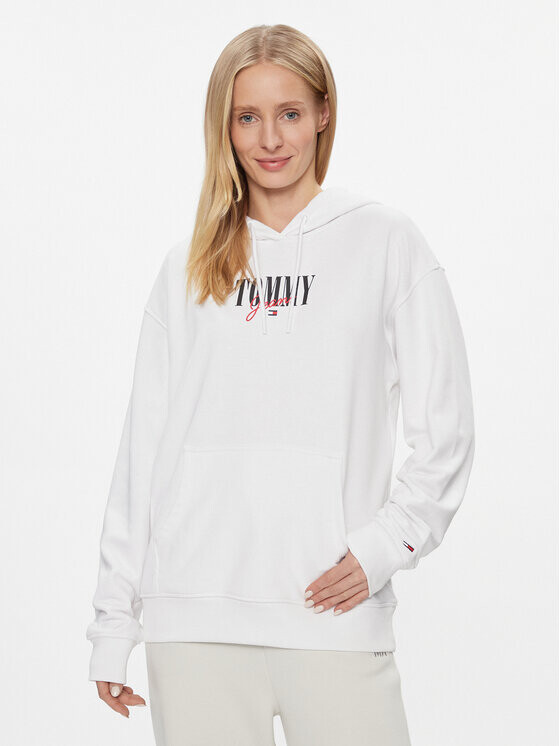 

Толстовка свободного кроя Tommy Jeans, белый
