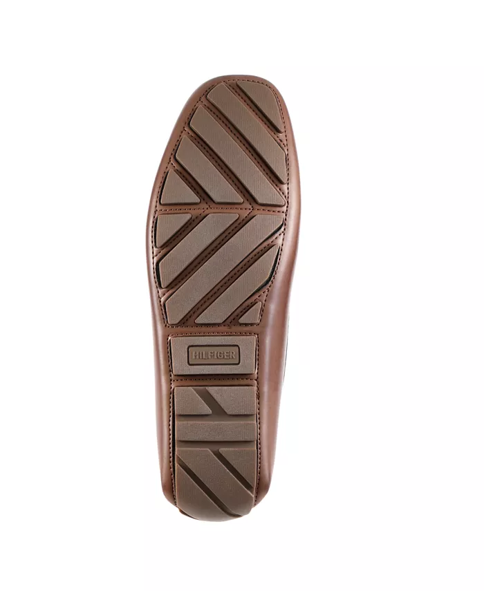 Мужские лоферы Attle Moc Toe для вождения Tommy Hilfiger, коричневый — фото 4