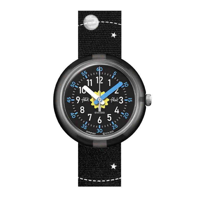 

SWATCH Часы Unisex 28mm Black Watch ZFPNP097