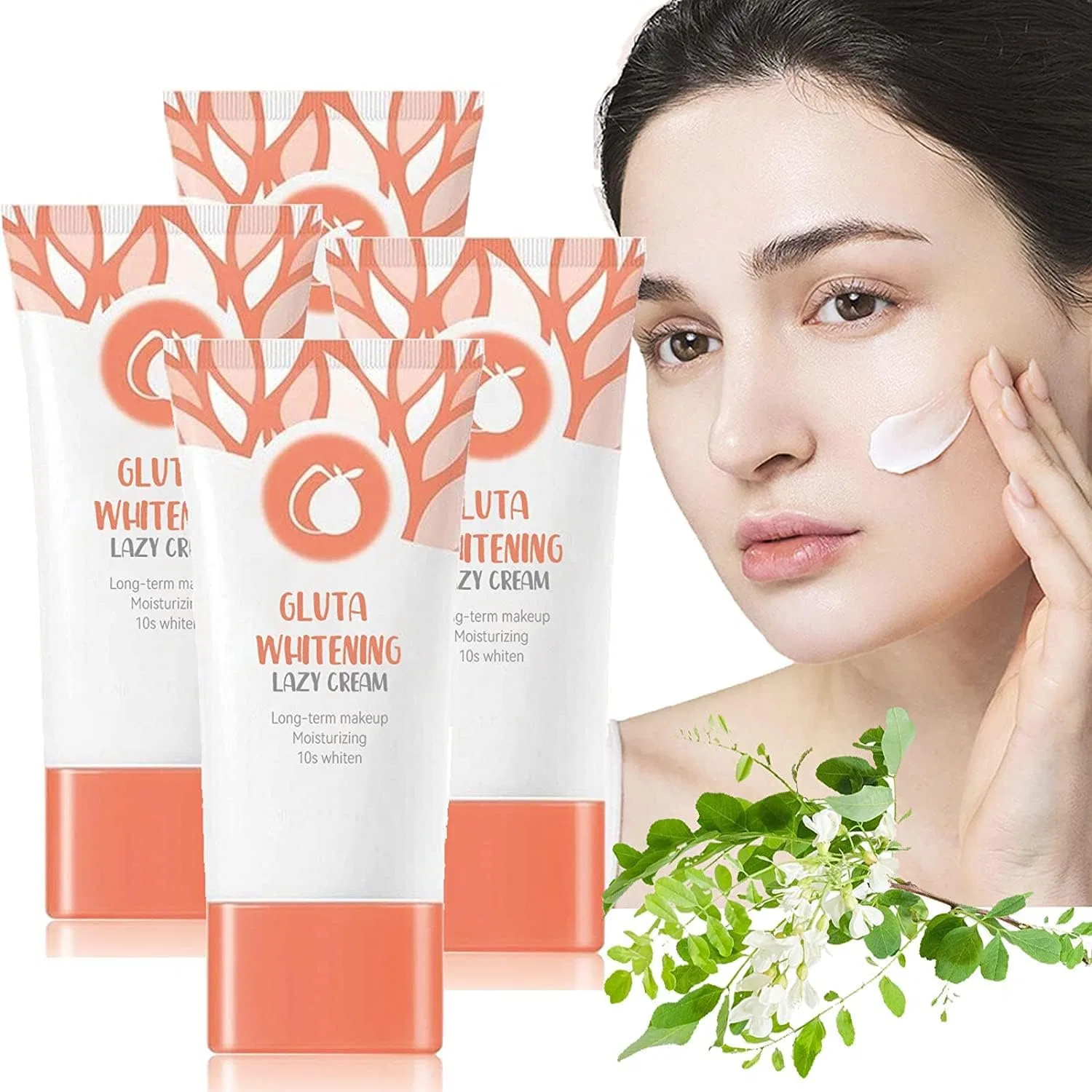 Крем для лица Ftxjehg — Дневной Gluta Whitening Lazy Cream