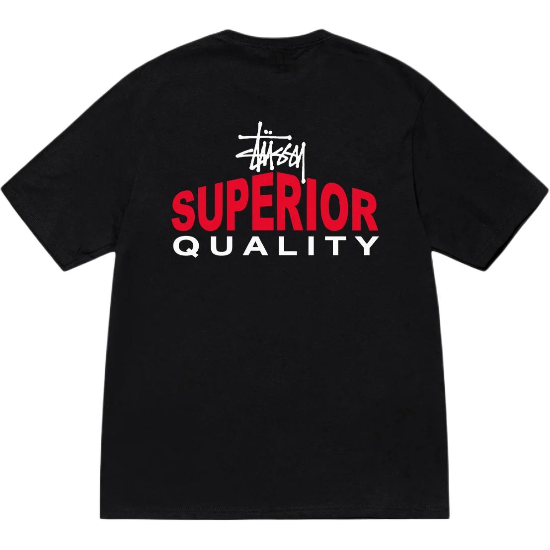 

Футболка Stüssy Superior Quality Crewneck Stussy, черный