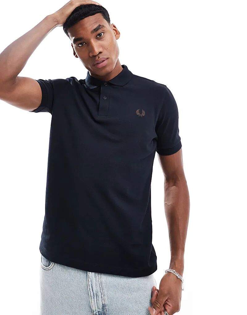

Рубашка поло темно-синего цвета Fred Perry