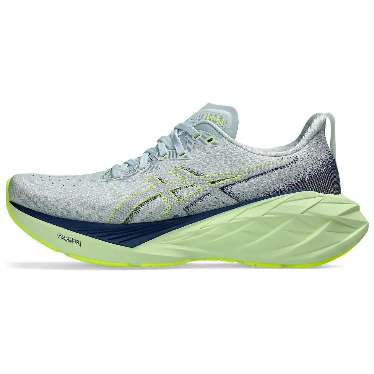 

Кроссовки женские Novablast 4 с низким верхом серо-синие Asics