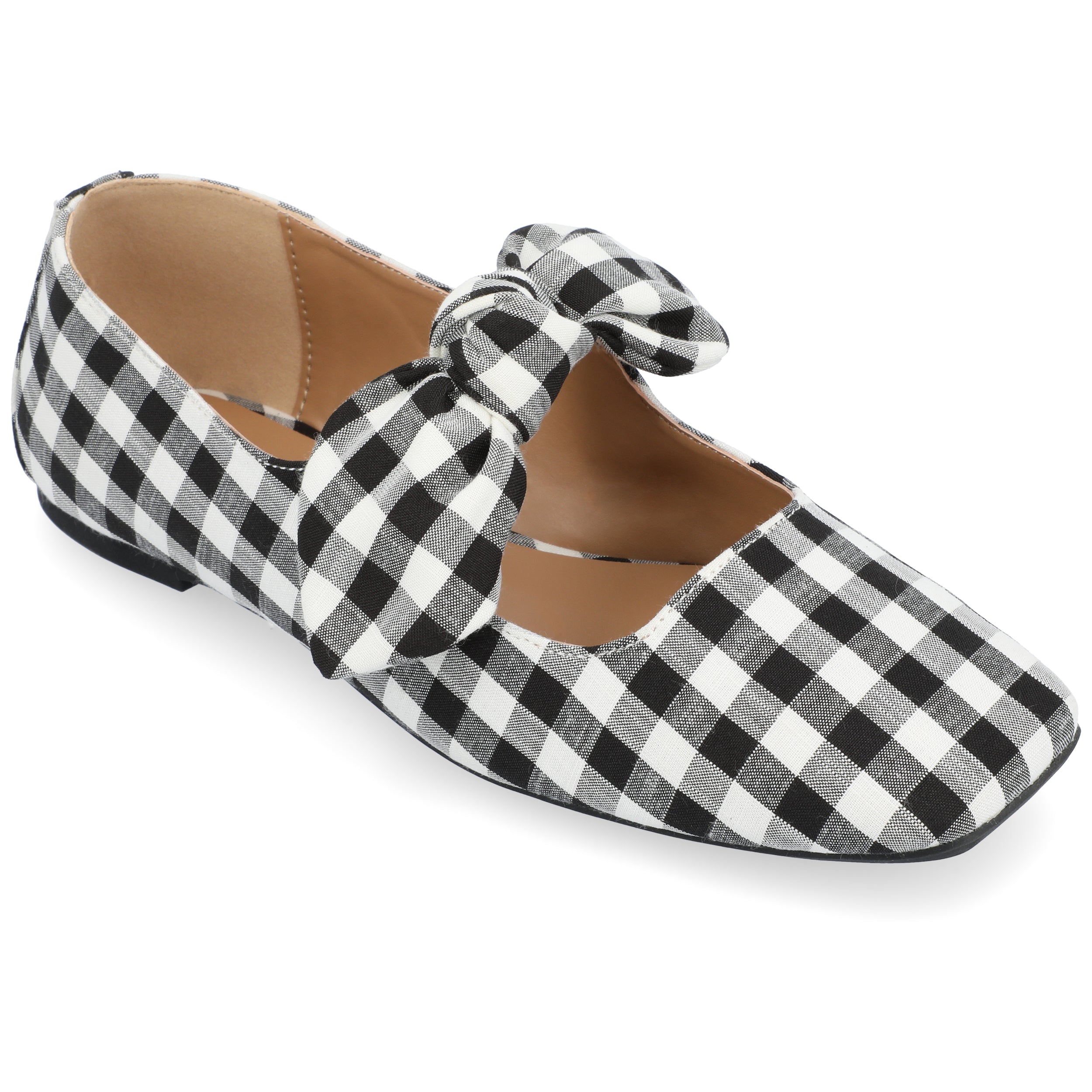 Женские балетки Tru Comfort Foam Seralinn из коллекции Journee, цвет plaid/black