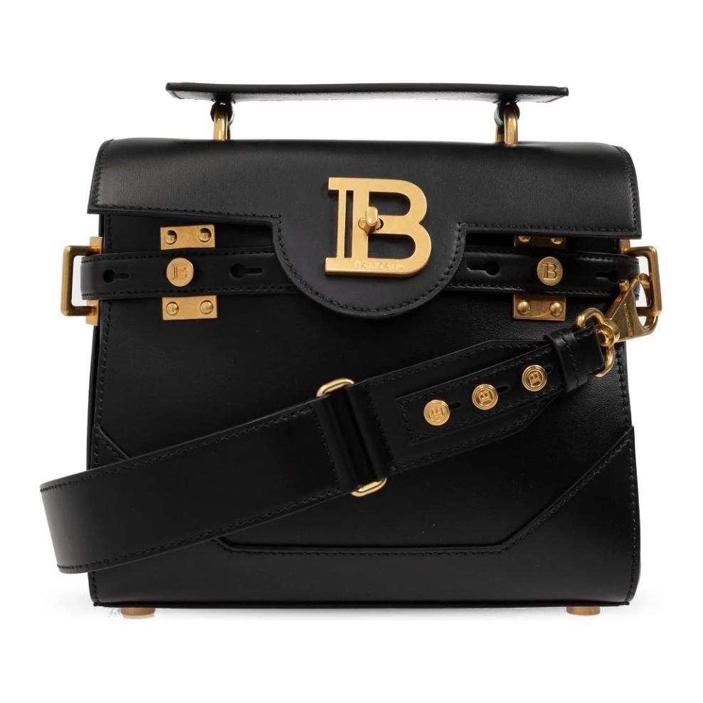 

B BUZZ Кожаная Сумка Через Плечо, Женская Черная BALMAIN