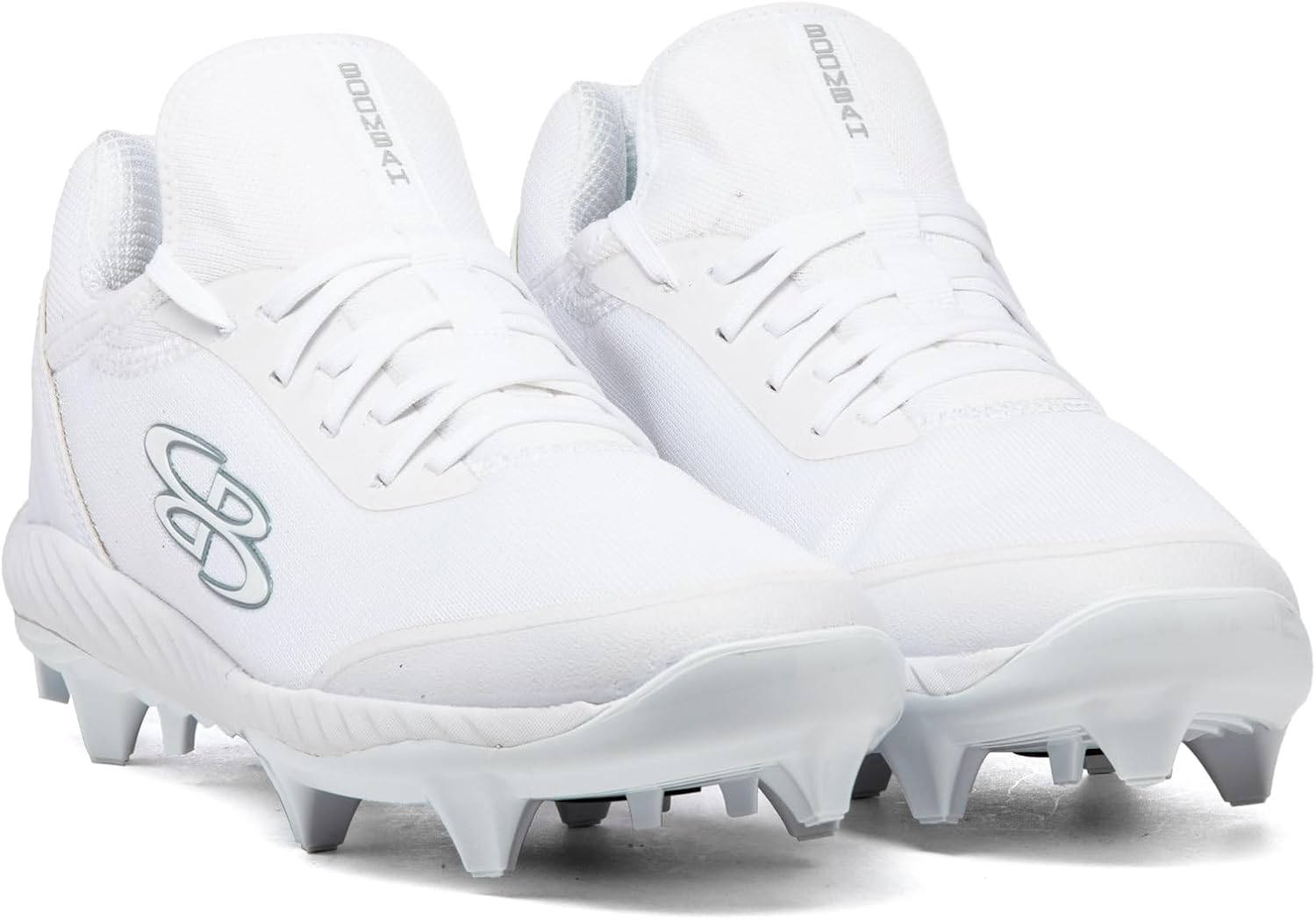 Мужские бутсы Boombah Raptor с формованными шипами - несколько вариантов цвета - разные размеры, белый — фото 4
