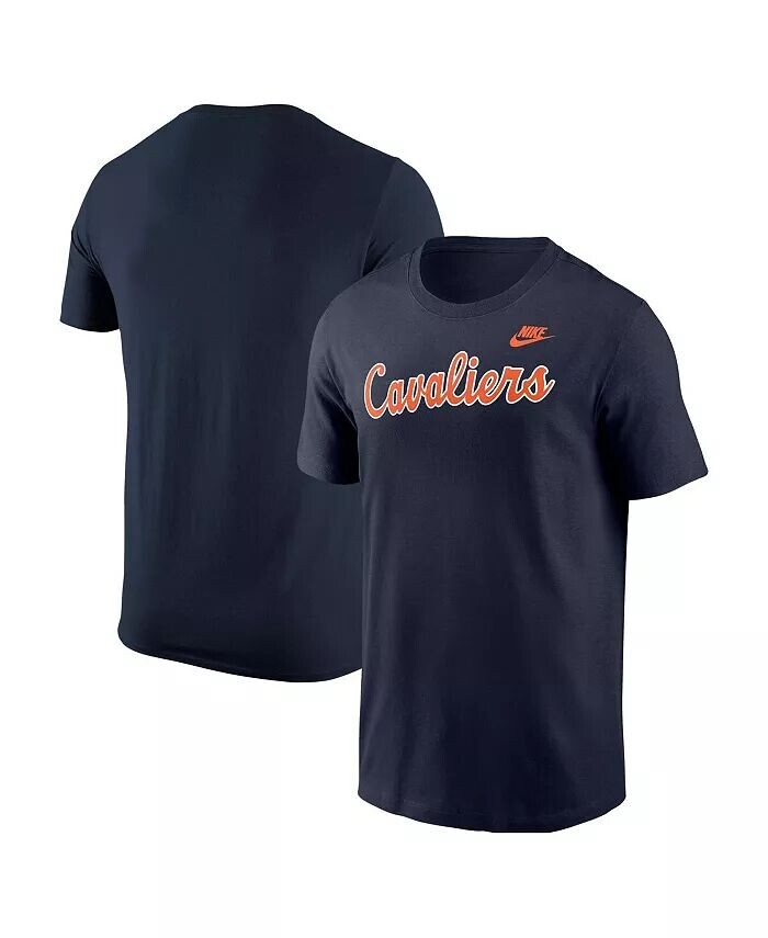 

Мужская темно-синяя футболка Virginia Cavaliers Vintage Script Core Nike, синий