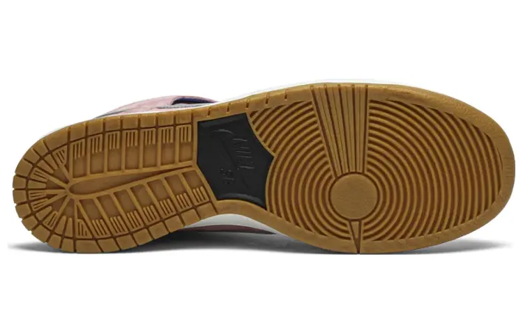 Nike Dunk SB High Нескользящие Легкие Высокие Кроссовки для Скейтбординга Мужские Розовые — фото 4