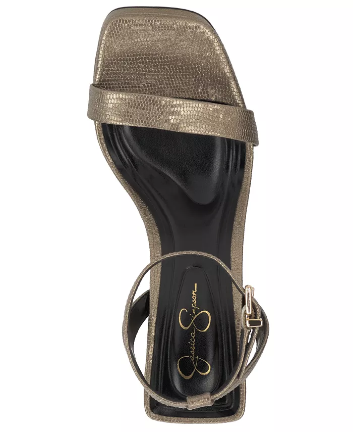 Женские босоножки Adonia на платформе Jessica Simpson, золотой — фото 4