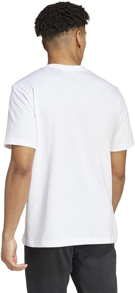 Футболка с коротким рукавом adidas Tech Linear Graphic Tee, белая — фото 2