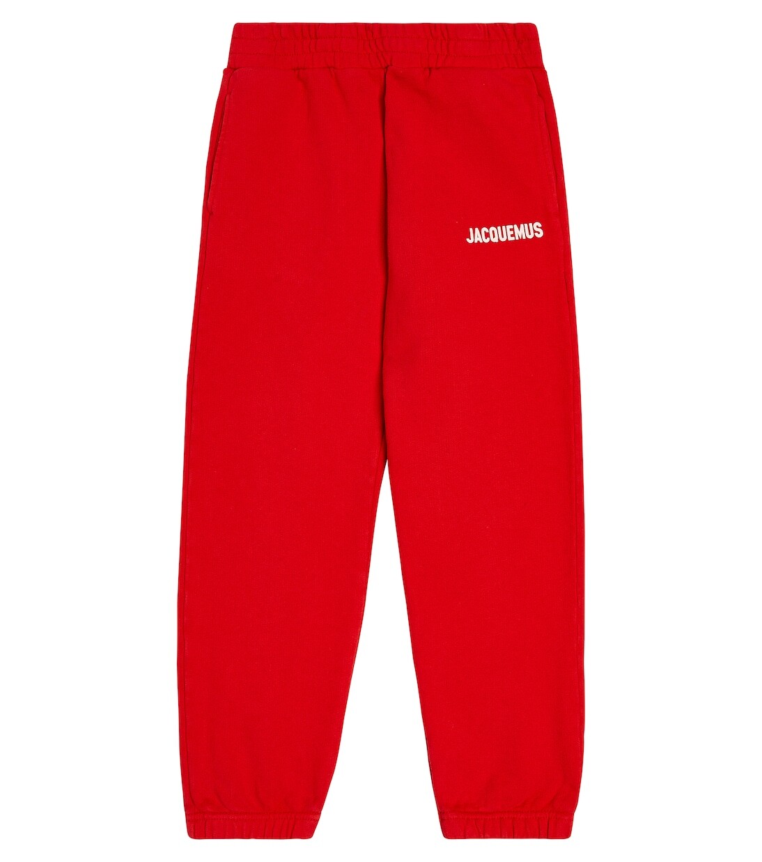 

Спортивные брюки le для бега из хлопкового флиса Jacquemus Enfant, красный