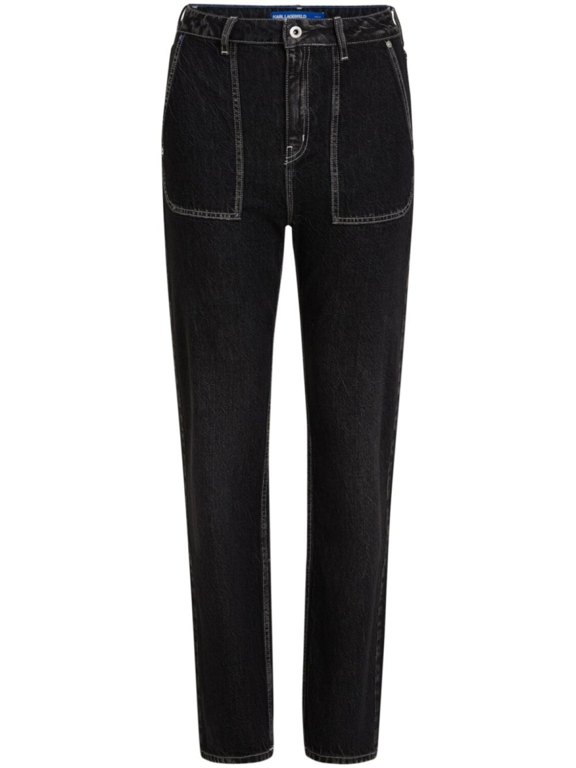 

Karl Lagerfeld Jeans прямые джинсы средней посадки, черный