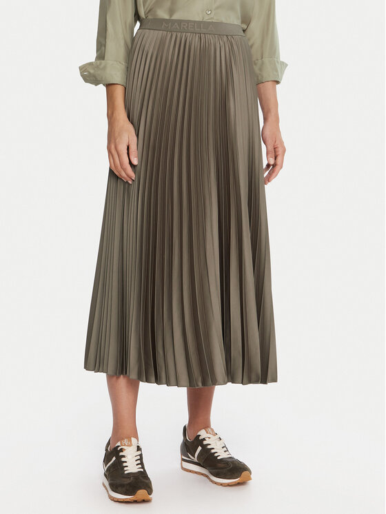 

Плиссированная юбка regular fit Pontiac 2523106045 Marella, зеленый