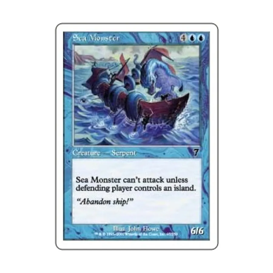 

CCG Морское чудовище (С), MTG - 7th Edition