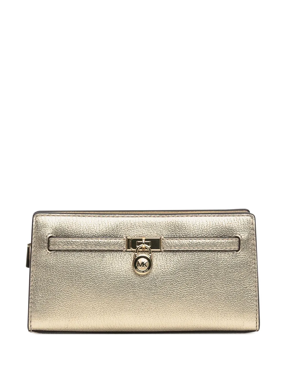 

Клатч Hamilton с эффектом металлик Michael Michael Kors, золотой