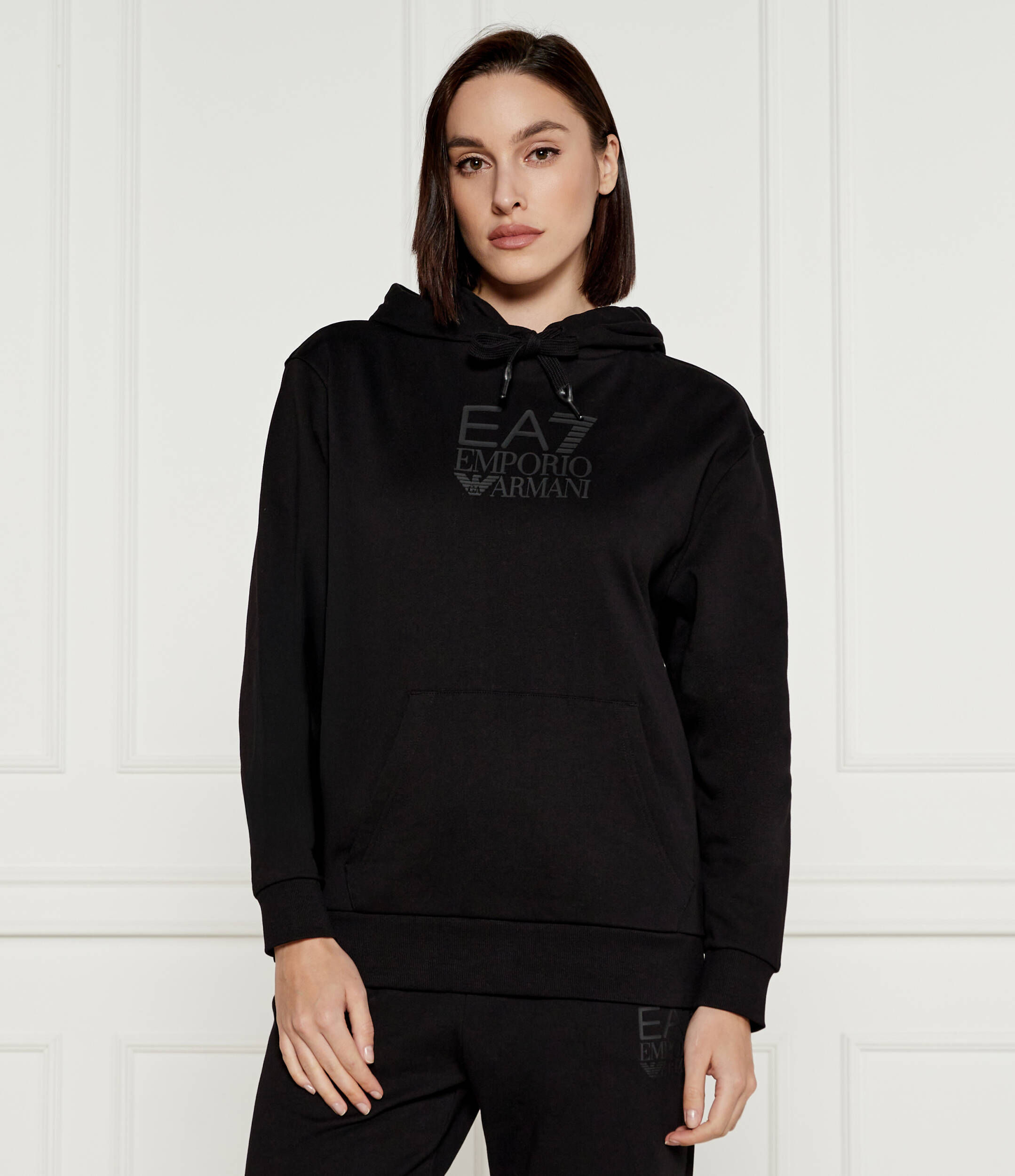 

Толстовка EA7 Oversize fit, черный