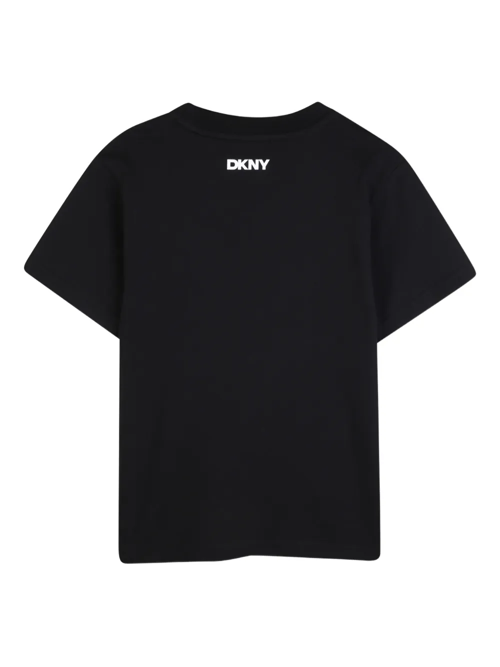 Футболка с круглым вырезом Dkny Kids, черный — фото 2