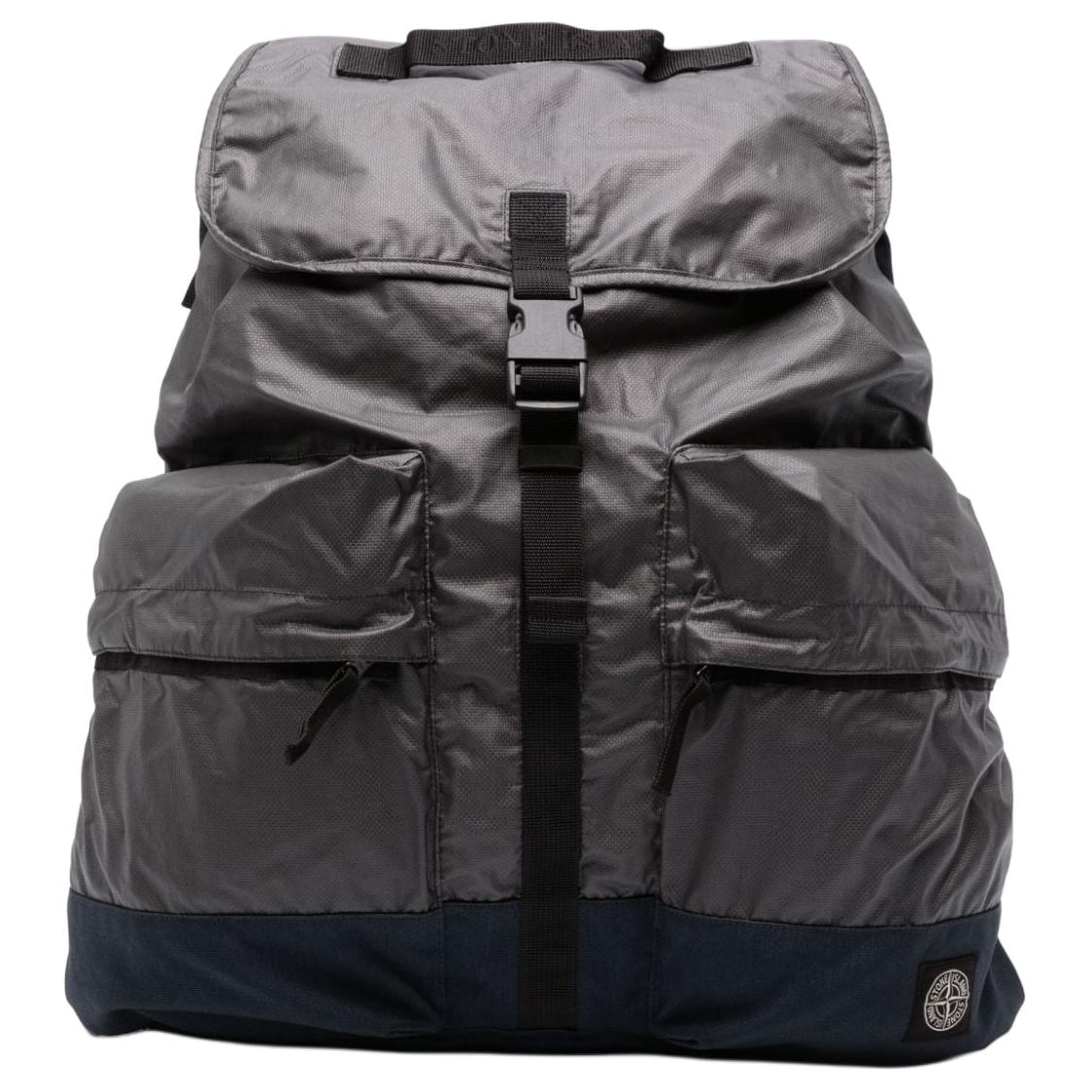 

STONE ISLAND Рюкзак PU мужской Gray
