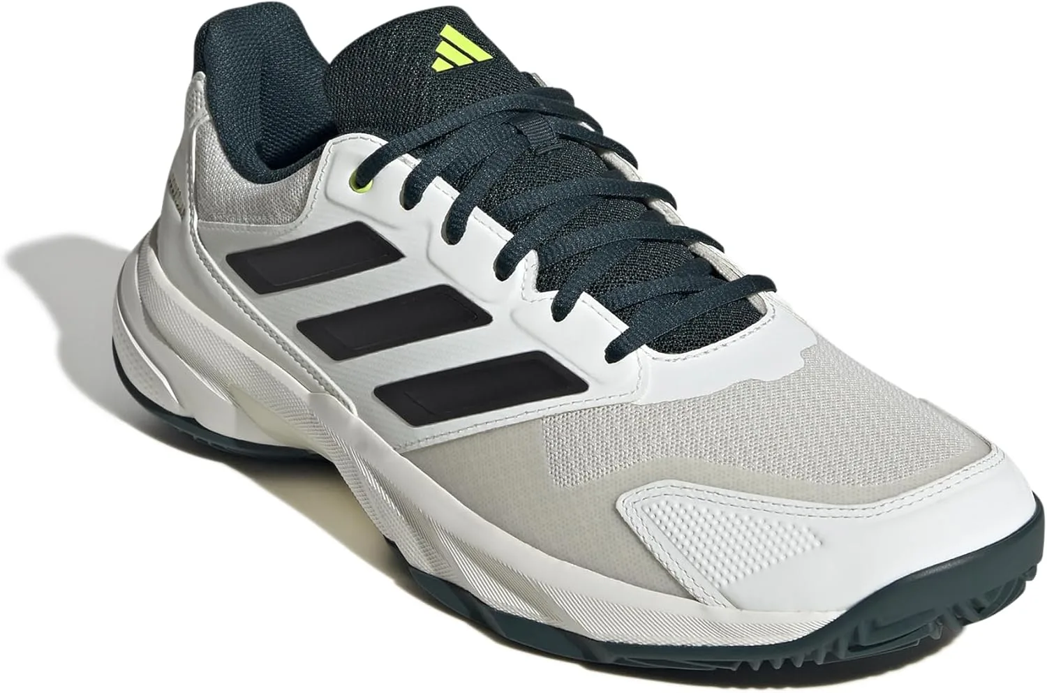 Мужские теннисные кроссовки Courtjam Control 3 для грунтовых кортов adidas, кремовый — фото 4