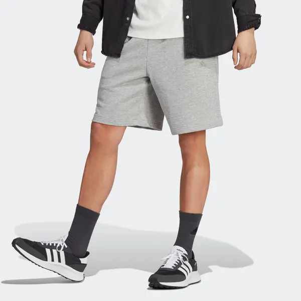 Шорты все szn шорты из французского трикотажа Adidas, серый — фото 2
