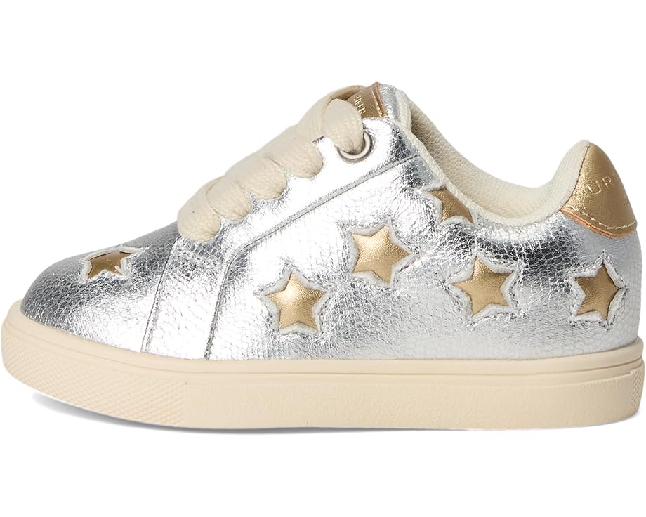 Детские кроссовки Kurt Geiger London Kids Mini Lane Star (Toddler), Silver Gold — фото 4
