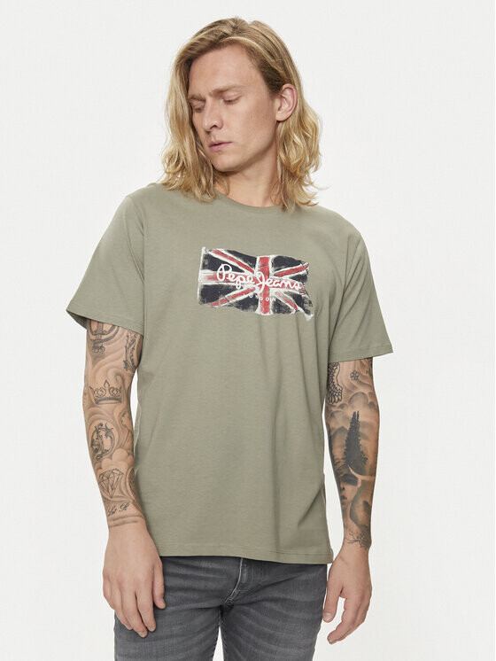

Футболка стандартного кроя Pepe Jeans, зеленый