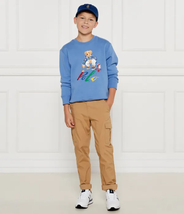 Трикотажная толстовка lscnm4 Regular fit Polo Ralph Lauren, синий — фото 2