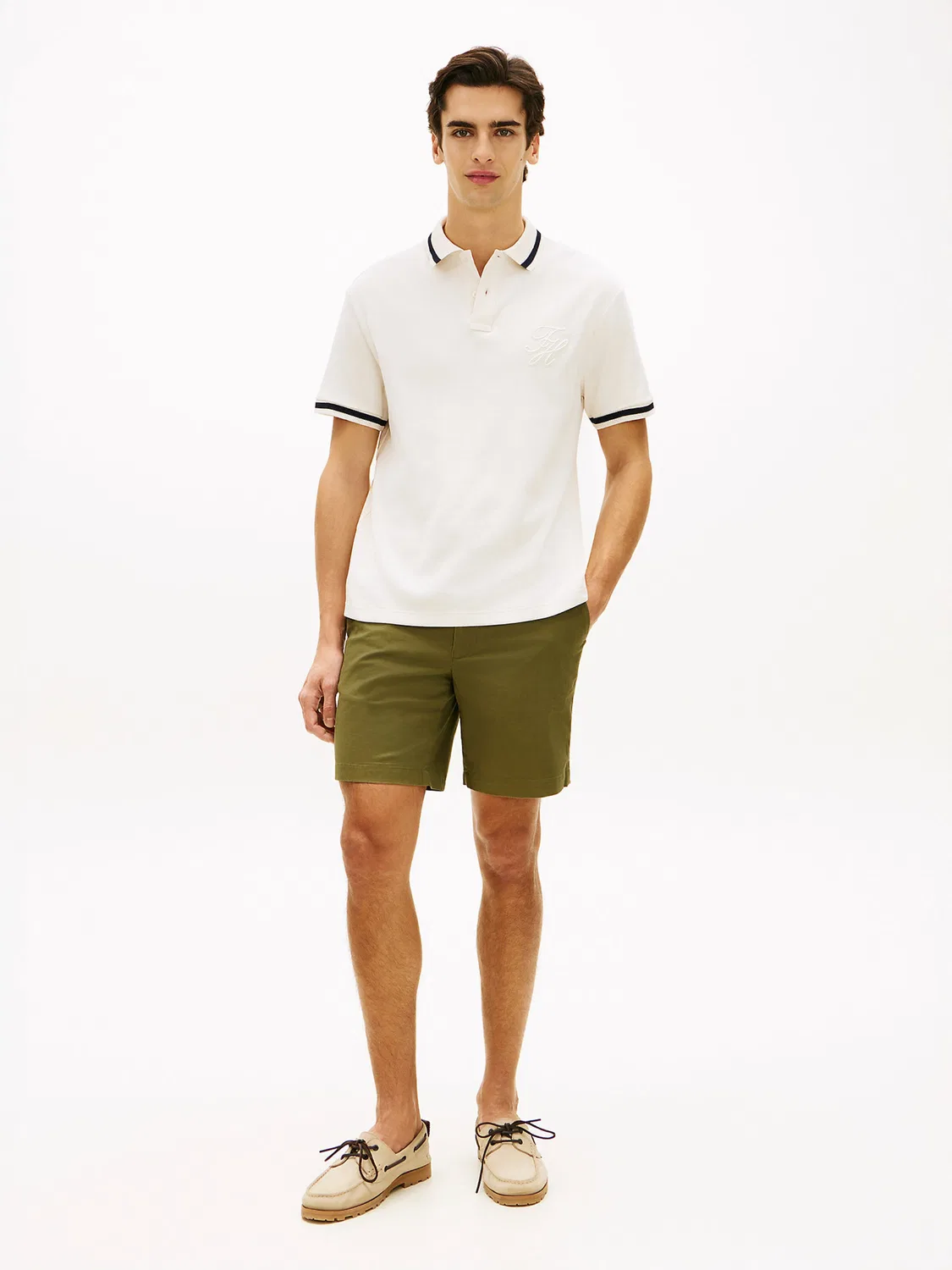 Классические брюки-чиносы 'Dover Ess' Tommy Hilfiger, Olive — фото 3