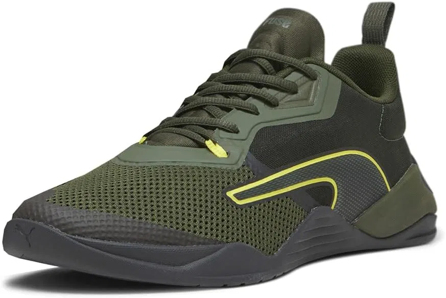 Кроссовки PUMA Women's Safety 2.0, 2-Myrtle Black Yellow Burst — фото 3