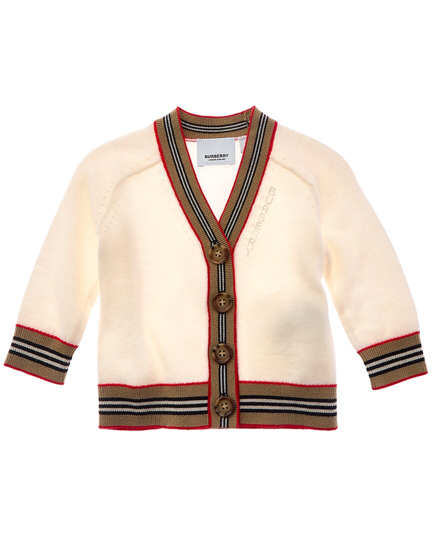 

Шерстяной кардиган Burberry, белый