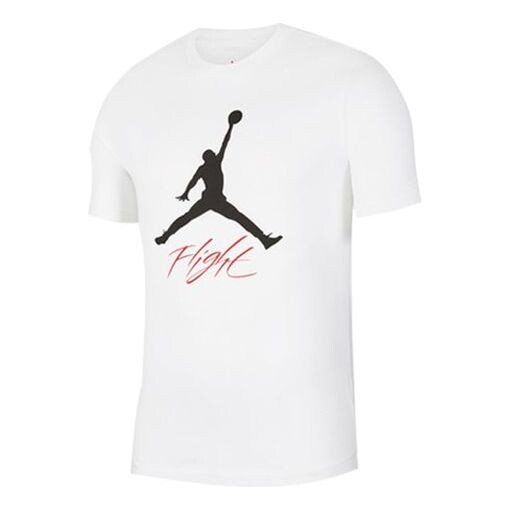 

Футболка Flight большой логотип короткий рукав Air Jordan, белый