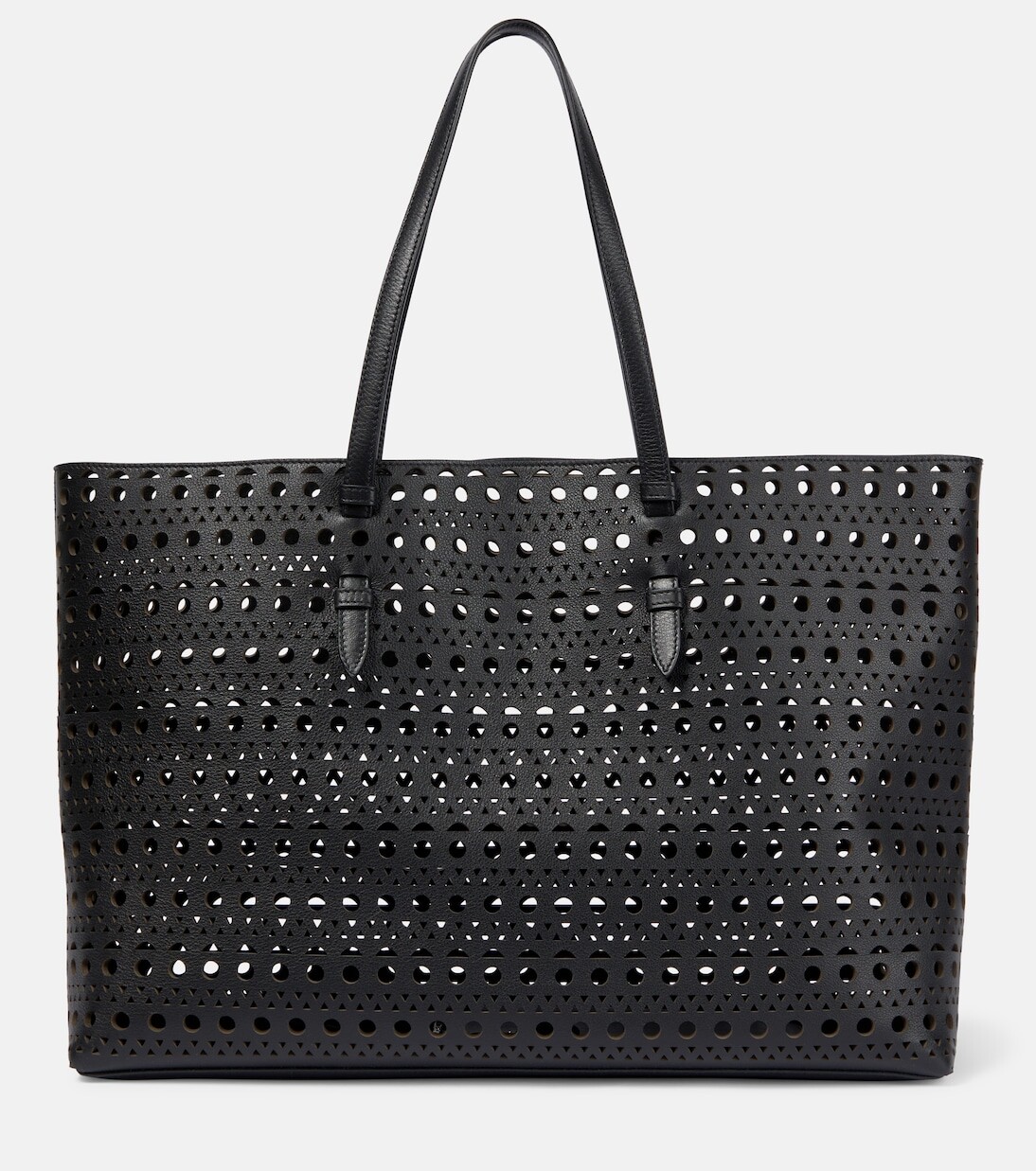 

Кожаная сумка-тоут le mina 44 vienne Alaïa, черный