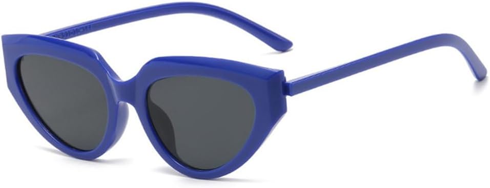 

Модные солнцезащитные очки в стиле панк «кошачий глаз» в маленькой оправе, женские модные солнцезащитные очки с градиентным покрытием и защитой от УФ-излучения UV400 TYUVIVO, Blue-black