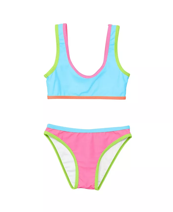 

Бикини Big Girls Candy Colorblock Crop Snapper Rock, синий