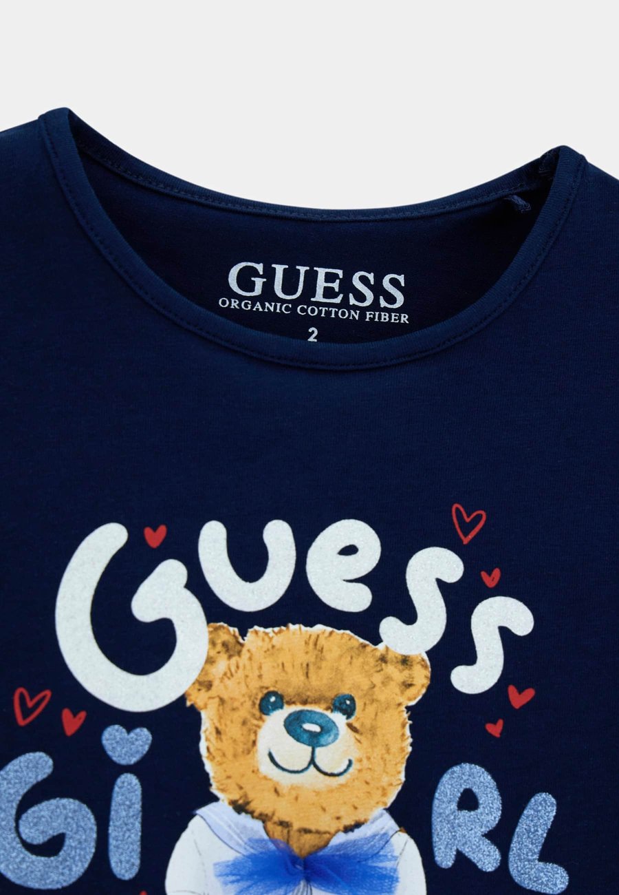 Футболка Guess Print T-shirt, Secret Blue/Blue — фото 3
