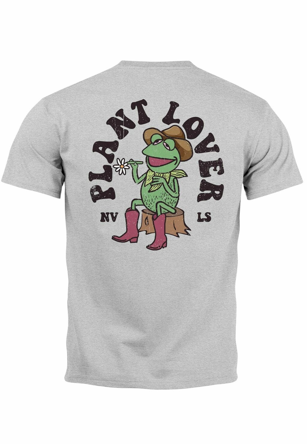 

Футболка с принтом BRUSTLOGO FROSCH PLANT LOVER STREETSTYLE FASHION Neverless, серый