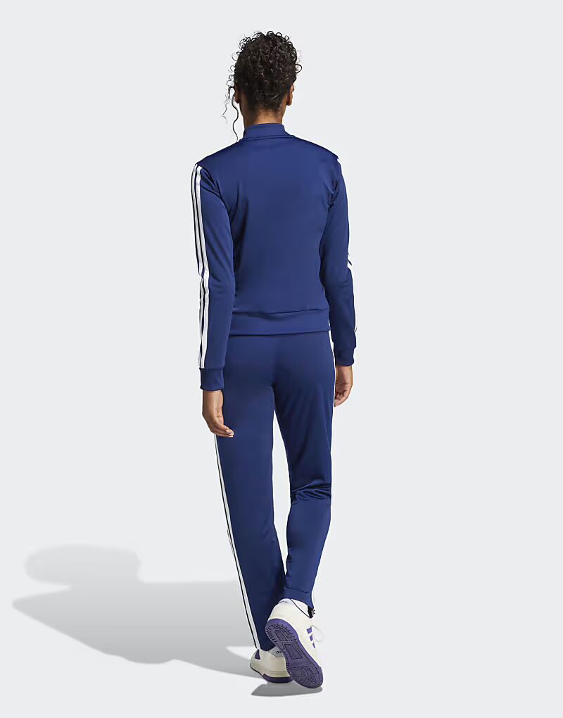 Спортивный костюм performance Essentials с тремя полосками темно-синего цвета Adidas Performance — фото 3