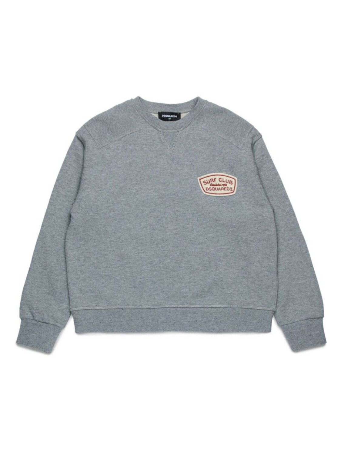 

DSQUARED2 KIDS толстовка с нашивкой-логотипом, серый