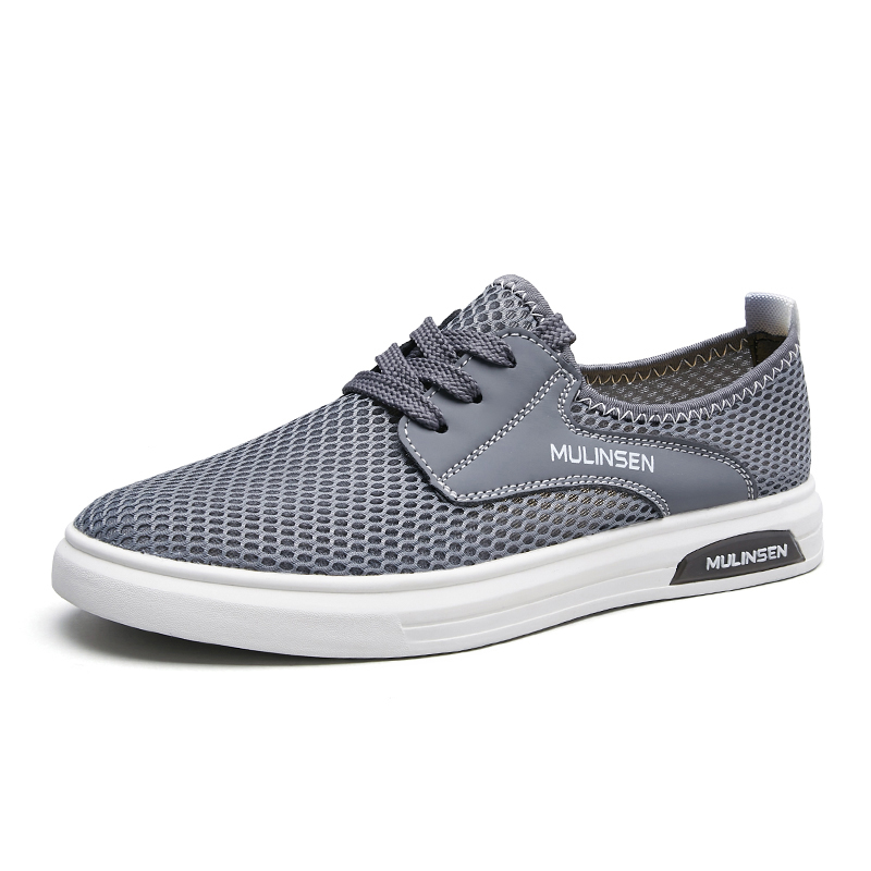 

Кроссовки Mulinsen Casual Shoes Men Low-Top, Серый, Кроссовки Mulinsen Casual Shoes Men Low-Top