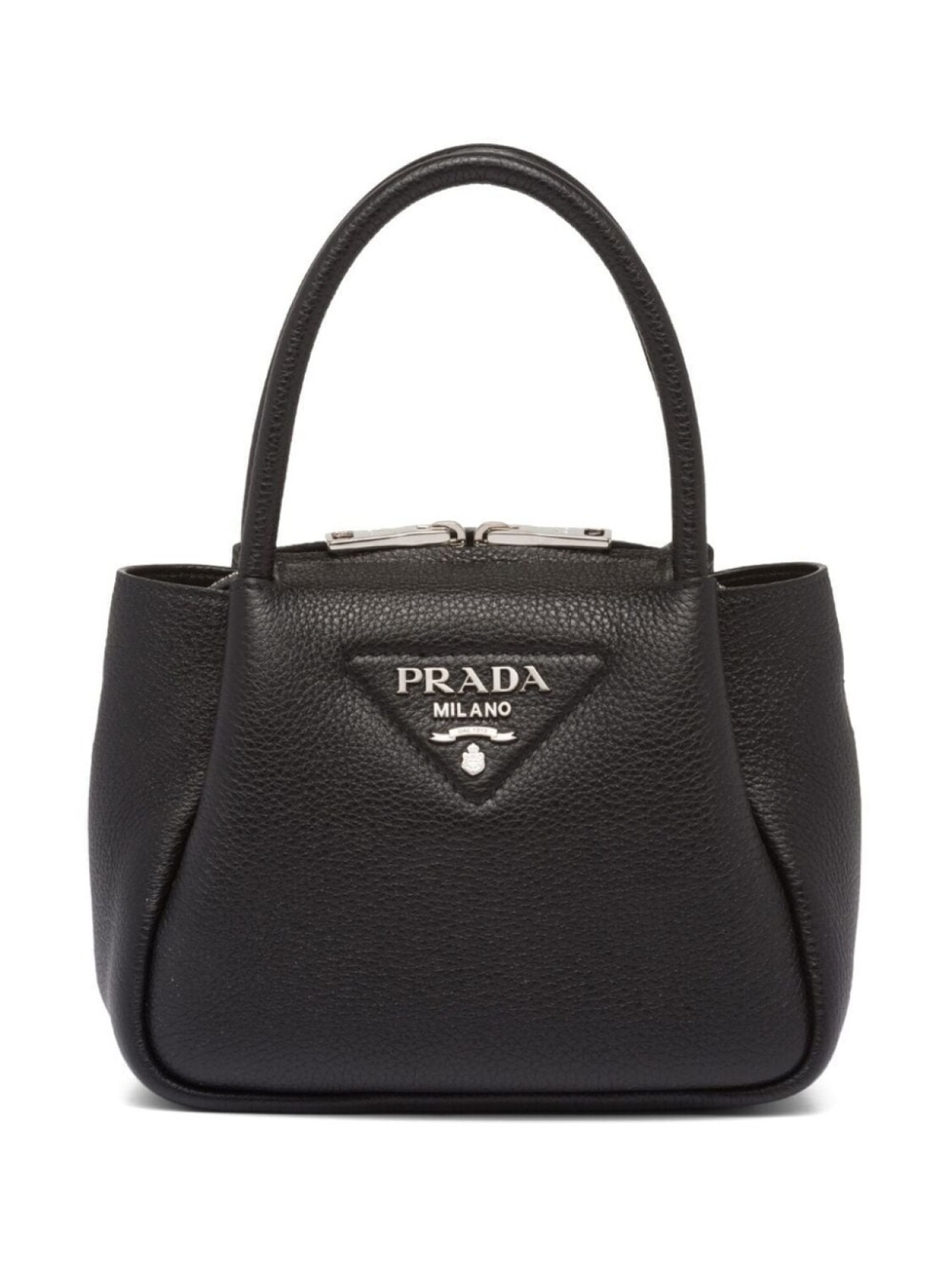 

Мини-сумка Prada с логотипом, черный