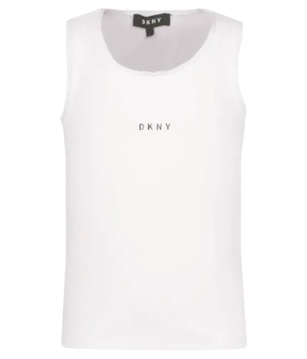Топ regular fit Dkny Kids, белый