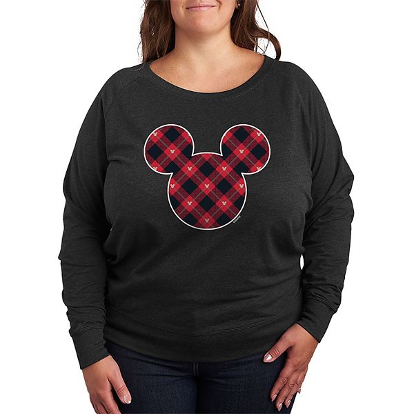 

Футболка с длинным рукавом Mickey Mouse plus size в клетку Disney, Charcoal Heather, Черный, Футболка с длинным рукавом Mickey Mouse plus size в клетку Disney, Charcoal Heather