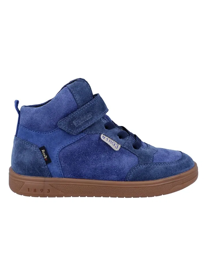 Кроссовки на шнуровке Richter Shoes синие