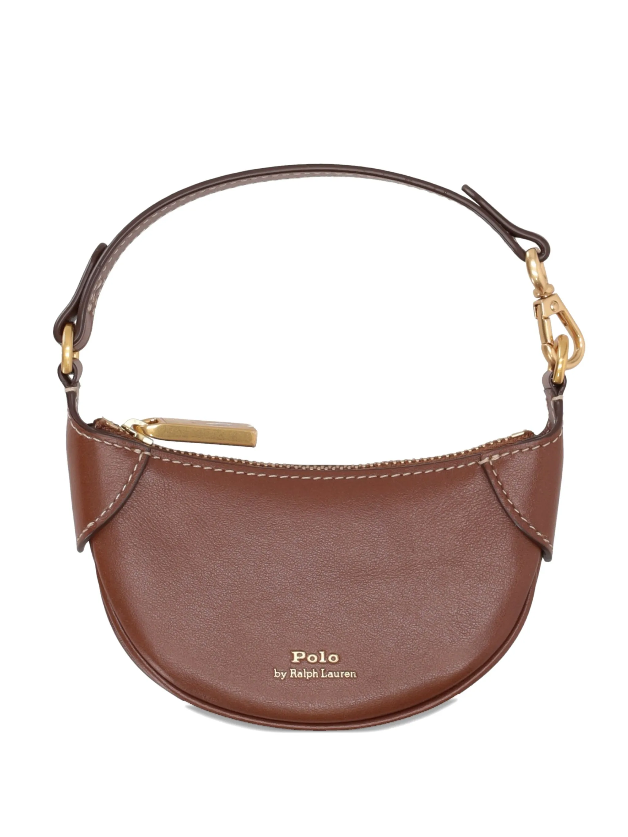 

Сумка на плечо с молнией Polo Ralph Lauren, коричневый